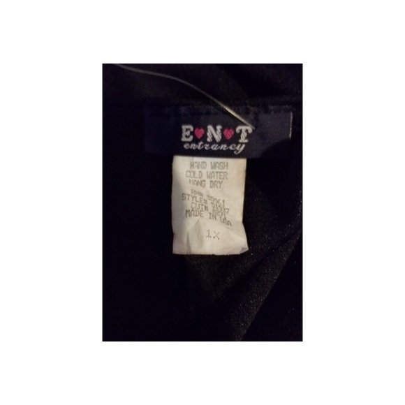 VTG 90s Vamp Wicked Goth Sheer Black Duster Jacket - Picture 7 of 7